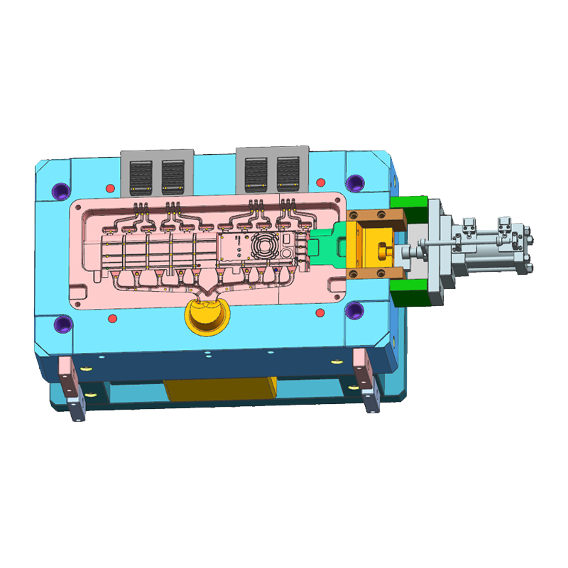 Molde de cobertura final de comunicação de alumínio